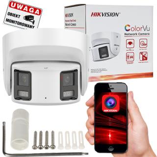 Kamera IP DS-2CD2387G2P-LSU/SL(4MM)(C) panorama ColorVu - 7.4 Mpx 2 x 4 mm Hikvision DS-2CD2387G2P-LSU/SL
