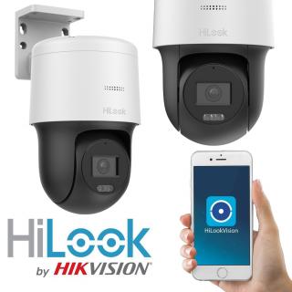 Kamera obrotowa IP 4Mpx PTZ-N4MP , 2.8mm, Mikrofon, Dual Light, DarkFighter - Hilook by Hikvision PTZ-N4MP