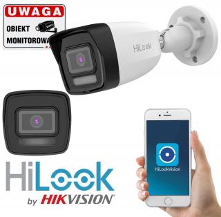 Kamera tubowa IP 2Mpx IPCAM-B2-30DL , 2.8mm, Mikrofon, Dual Light - Hilook by Hikvision IPCAM-B2-30DL