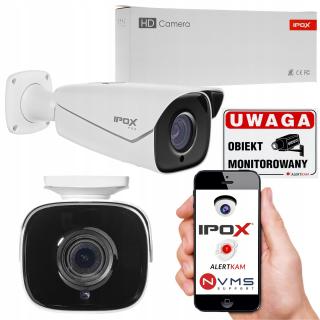 KAMERA ZEWNĘTRZNA IP IPOX 2MP PX-TZIP2022IR7LPR FUNKCJE LPR PX-TZIP2022IR7LPR