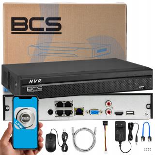 Rejestrator IP BCS-L-NVR0401-4KE-4P 4 kanałowy BCS BCS-L-NVR0401-4KE-4P