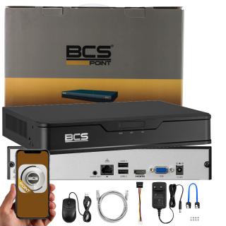 Rejestrator IP BCS-P-NVR0401-4KE-III 4 kanałowy BCS BCS-P-NVR0401-4KE-III