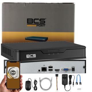 Rejestrator IP BCS-P-NVR0801-4KE-III 8 kanałowy BCS BCS-P-NVR0801-4KE-III