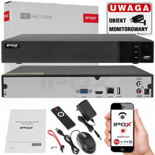 REJESTRATOR IP IPOX NA 4 KAMERY DO 8MP PX-NVR0481H PX-NVR0481H
