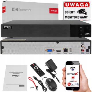 REJESTRATOR IP IPOX NA 8 KAMER DO 8MP PX-NVR0881H PX-NVR0881H