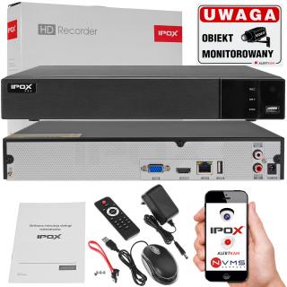 REJESTRATOR IPOX NA 16 KAMER DO 8MP PX-NVR1681H PX-NVR1681H