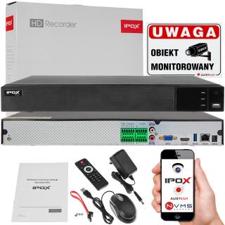 REJESTRATOR IPOX NA 16 KAMER DO 8MP PX-NVR1682H-F PX-NVR1682H-F