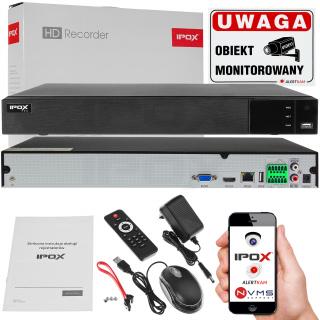 REJESTRATOR IPOX NA 16 KAMER DO 8MP PX-NVR1682H PX-NVR1682H