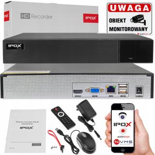 REJESTRATOR IPOX NA 4 KAMERY PX-NVR0451H-E PODGLĄD PX-NVR0451H-E