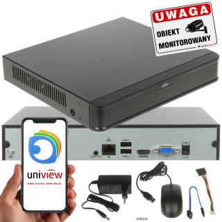 TANI DOBRY REJESTRATOR DO MONITORINGU IP UNIVIEW NVR301-04S3 NA 4 KAMERY NVR301-04S3