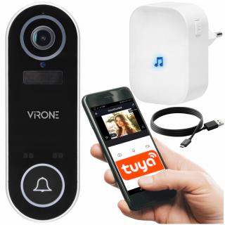 WIDEO DZWONEK VDB-1 LAYO DOMOFON WIDEODOMOFON WIFI KAMERA BEZPRZEWODOWY APLIKACJA TUYA VDB-1
