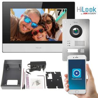 Wideodomofon HiLook WiFi Villa, zestaw 2-żyłowy, Furtka + Brama HD-VIS-02 HD-VIS-02