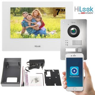 Wideodomofon HiLook WiFi Villa, zestaw 2-żyłowy, Furtka + Brama HD-VIS-02-W HD-VIS-02-W