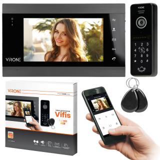 Wideodomofon Virone VDP-61 WIFI domofon full hd 7" menu PL czytnik breloków aplikacja tuya VDP-61