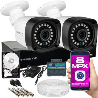 Zestaw do monitoringu 2 kamery 5Mpx, IR 50m, dysk 1TB PR-XVR-02T5D