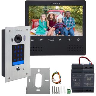 ZESTAW WIDEODOMOFONOWY VIDOS MONITOR 7'' M1023B + STACJA BRAMOWA S1401D  VIDOS DUO