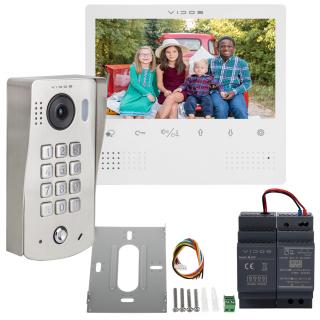ZESTAW WIDEODOMOFONOWY VIDOS MONITOR 7'' M1023W + STACJA BRAMOWA S1311D  VIDOS DUO