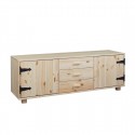 Komoda I Natural wood z drewna litego Meble Doktór  - Kolor - Sosna naturalna lakierowana