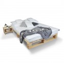 Łóżko Loft Sosnowe 90x200 Meble Doktór  - Kolor - Sosna naturalna surowa, Rozmiar pod materac - 140x200