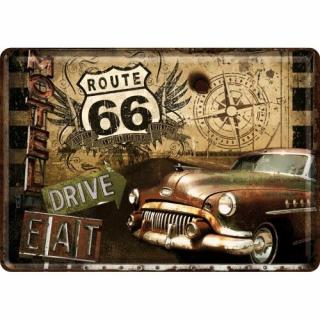 10201 Pocztówka 14x10 cm Route 66 Road T