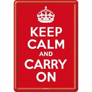10212 Pocztówka 14x10 cm Keep Calm and C