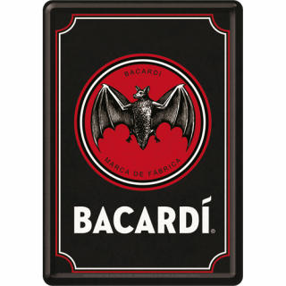 10325 Pocztówka 14x10 cm Bacardi Logo
