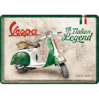 10327 Pocztówka 14x10 cm Vespa Italian