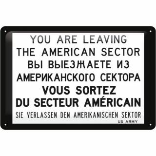 20233 Plakat 20 x 30cm You are leaving..