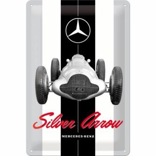 22275 Plakat 20x30 Mercedes-Benz Silver