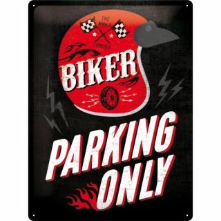 23230 Plakat 30 x 40cm Biker Parking Onl