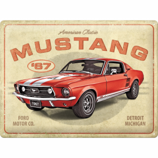 23298 Plakat 30x40 Ford Mustang GT Red