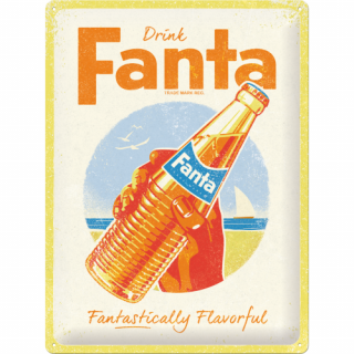23303 Plakat 30x40 Fanta Bottle Beach