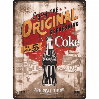 23310 Plakat 30x40 Coca-Cola Original 66