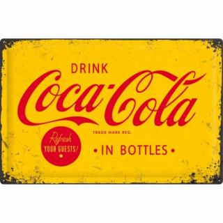 24007 Plakat 40 x 60cm Coca-Cola Yellow
