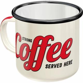 43203 Emaliowany Kubek Strong Coffee Ser
