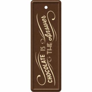 45036 Zakładka Metalowa Chocolate Is The