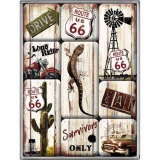 83049 Magnesy (9szt) Route 66 Desert Sur