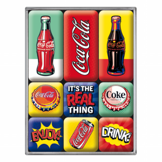 83120 Magnesy (9szt) Coca-Cola Pop Art