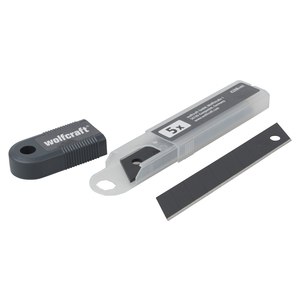 5x Odłamywane ostrza do nożyka 18mm 8-seg BLACK Wolfcraft