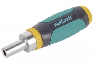 Mini-wkrętak z mechanizmem grzechotkowym i 5 bitów Wolfcraft