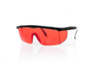 Okulary laserowe czerwone