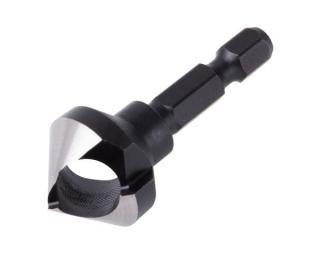 Pogłębiacz 20 mm Wolfcraft - WS,  trzpień 6-kąt, z wyrzutnikiem