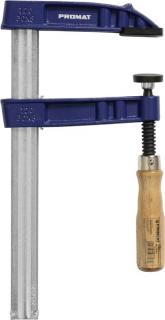 Ścisk stolarski 300 x 140 PROMAT drewniana rączka
