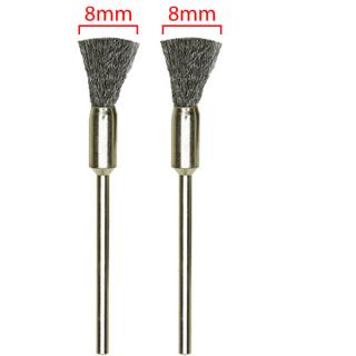 Szczotki druciane Proxxon 8 mm pędzlowe Inox [2 szt.]