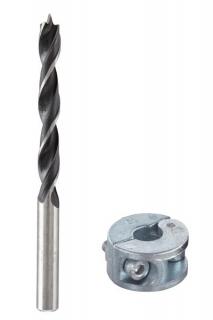 WIERTŁO DO POŁĄCZEŃ KOŁKOWYCH 10 mm + OGRANICZNIK WOLFCRAFT