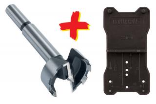 WIERTŁO FORSTNERA 35/90 Wolfcraft + szablon