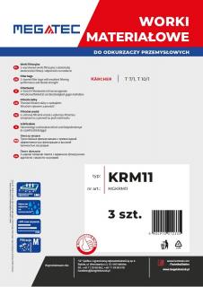 Worki materiałowe Megatec do Karcher 10l kpl 3 szt    NOWOŚĆ