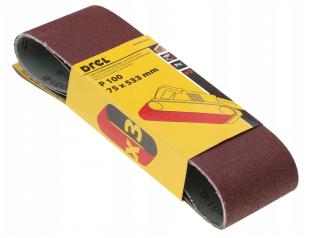 Drel Pas ścierny bezkońcowy 75x533 P100 CON-RPB-5310 3szt.