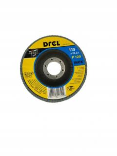 DREL ŚCIERNICA LISTKOWA CYRKONOWA 115MM P120 CON-RTZ-1112