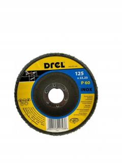 DREL ŚCIERNICA LISTKOWA CYRKONOWA 125MM P60 CON-RTZ-1206